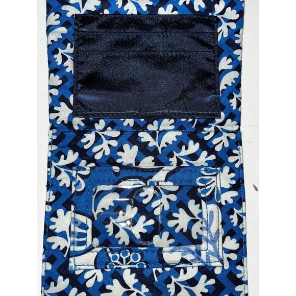 Vera Bradley Glenna Mini Crossbody Shoulder Purse Bag Blue Paisley Floral - Picture 9 of 12